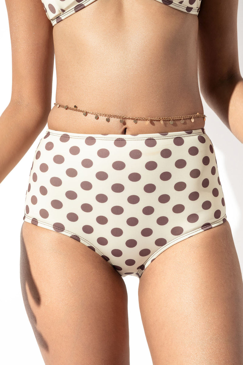 Choco Chip Polka High Coverage Bottom