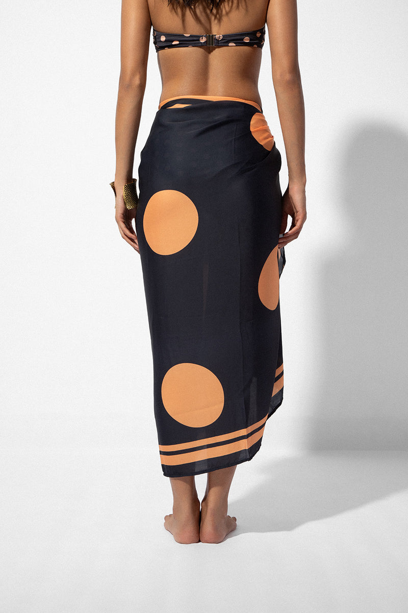 Navy Honey Polka Sarong