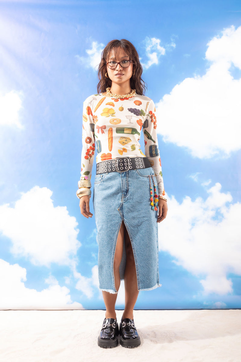 Grocery Girl Mesh Top