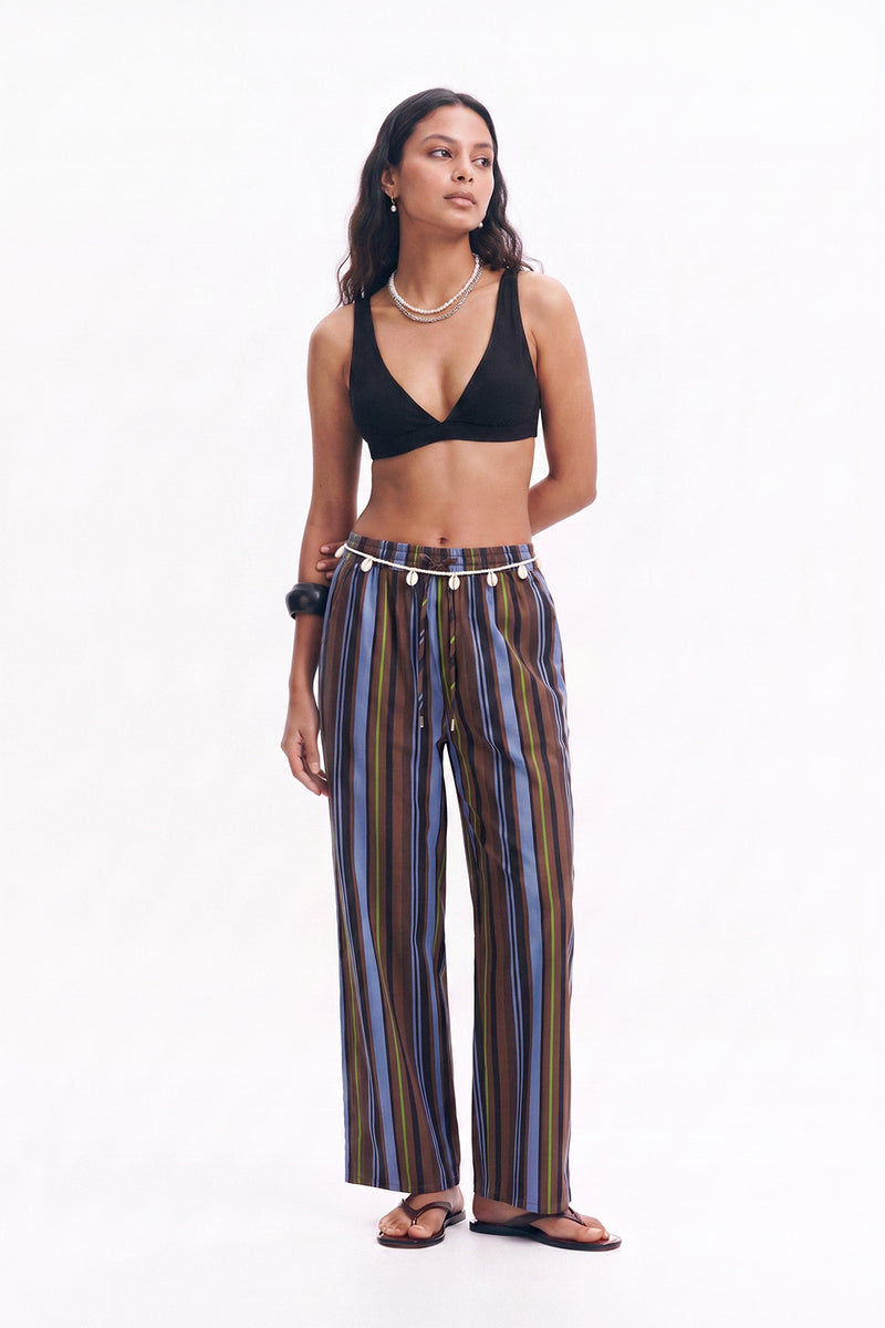 Vintage Resort Stripe Trouser