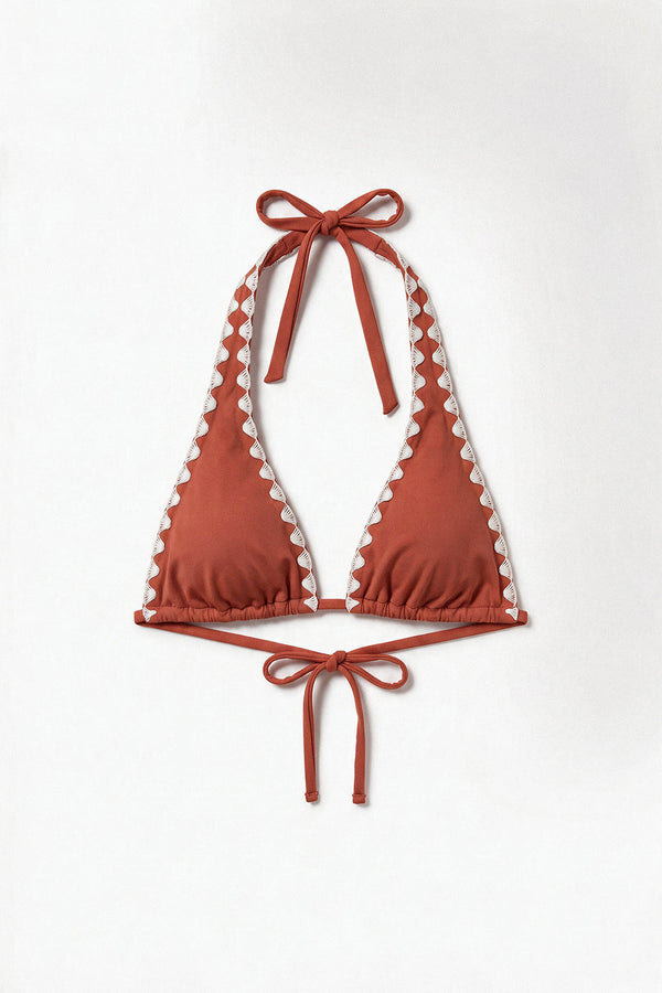 Hot Sauce Halter Bikini Top