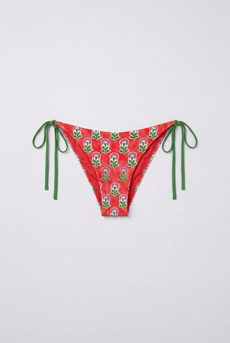 Indie Poppy Red Bikini Bottom