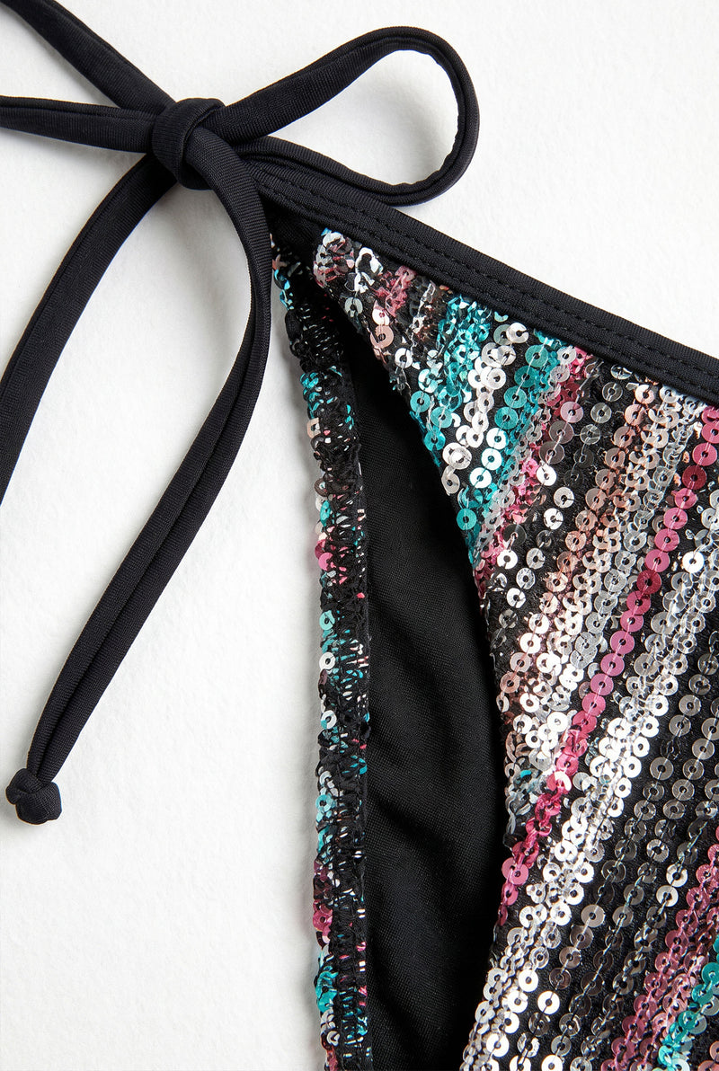 Disco Sequin Bikini Bottom