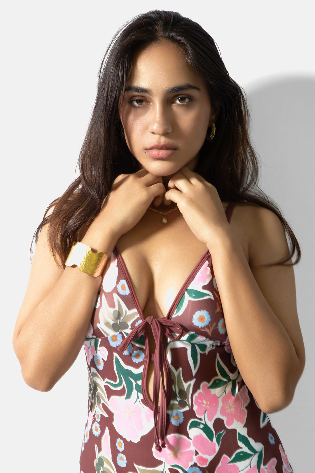 Wildflower Maroon Monokini