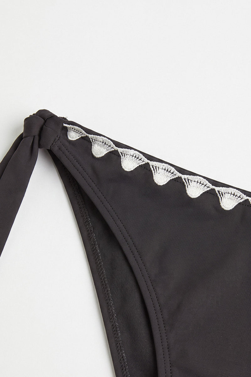 Charcoal Black Bikini Bottom