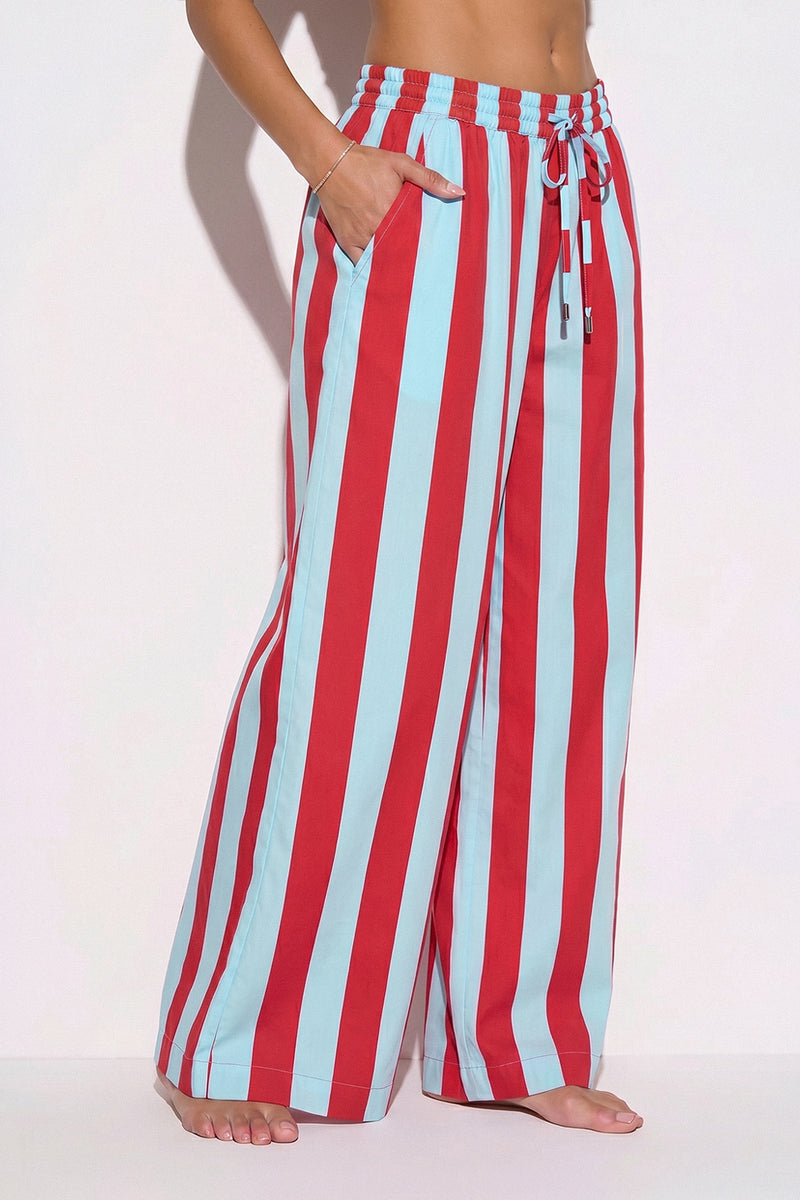 Blue Soda Stripe Trouser