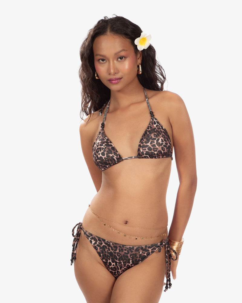 Leopard Print Bikini Bottom
