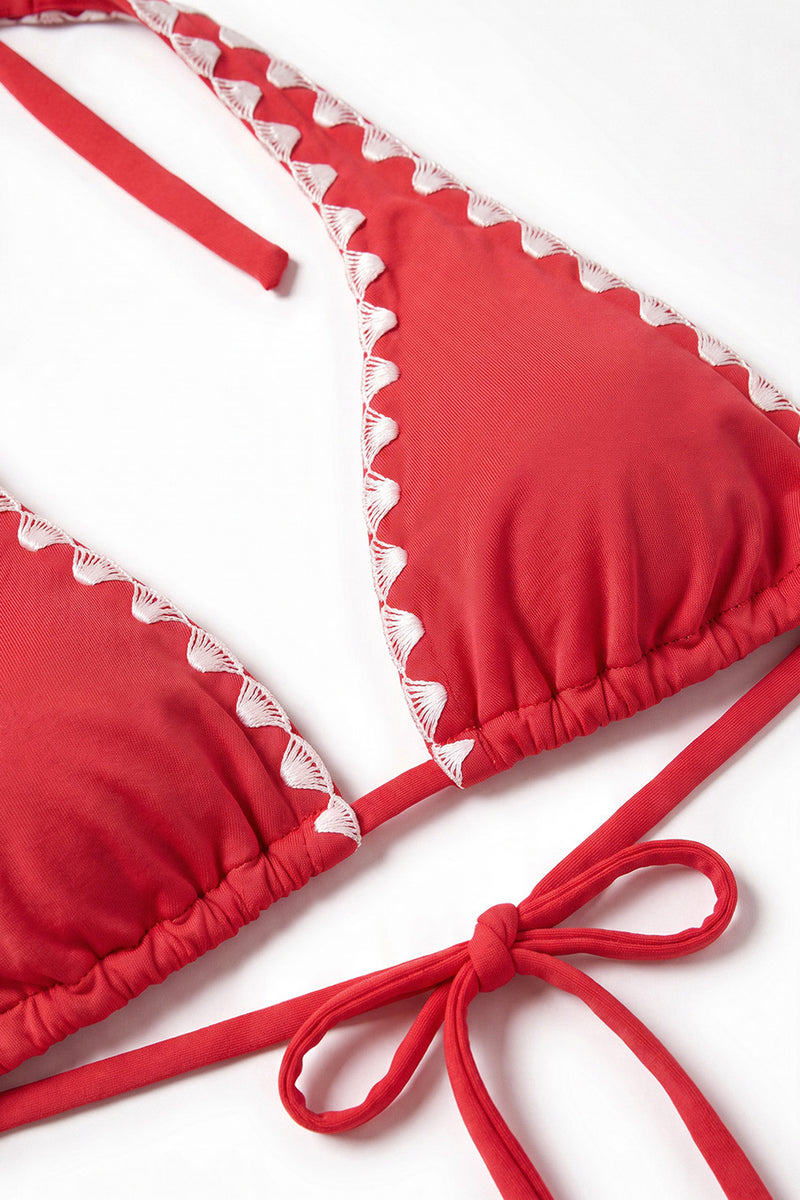 Hibiscus Halter Bikini Top