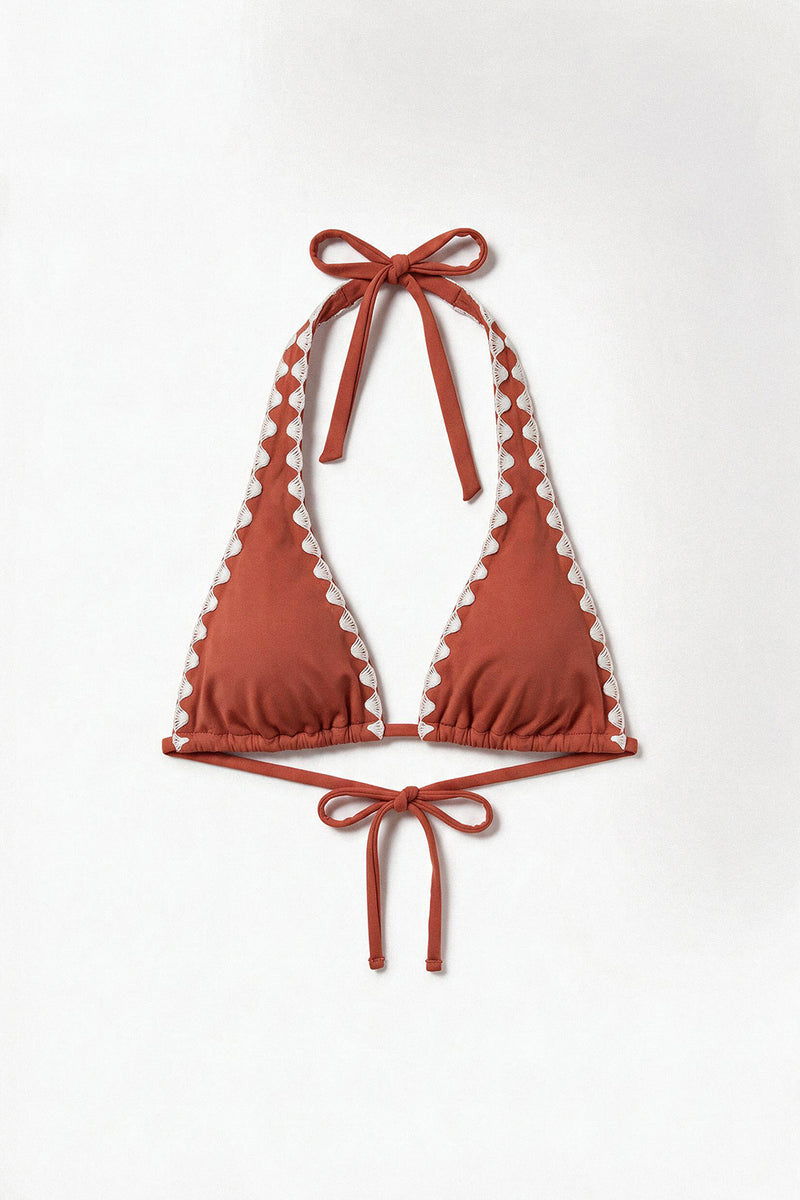 Hot Sauce Halter Bikini Top