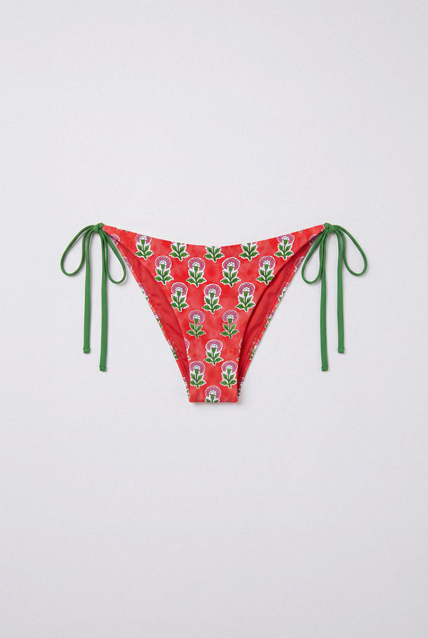 Indie Poppy Red Bikini Bottom