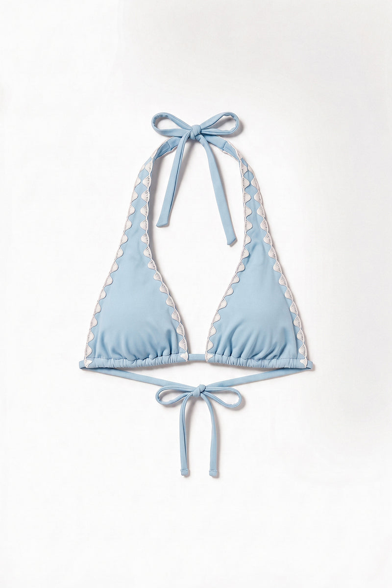 Blue Lagoon Halter Bikini Top