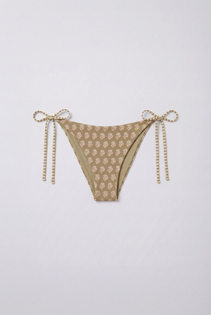 Indie Chai Floral Bikini Bottom