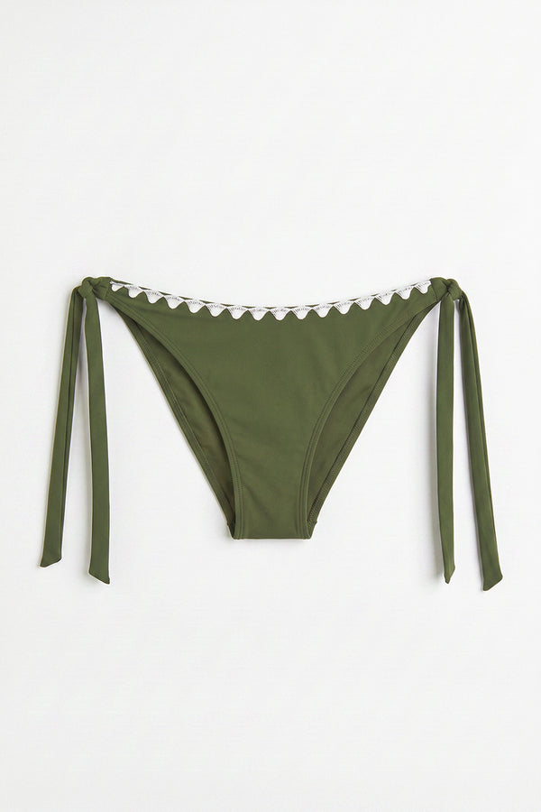 Olive Green Bikini Bottom