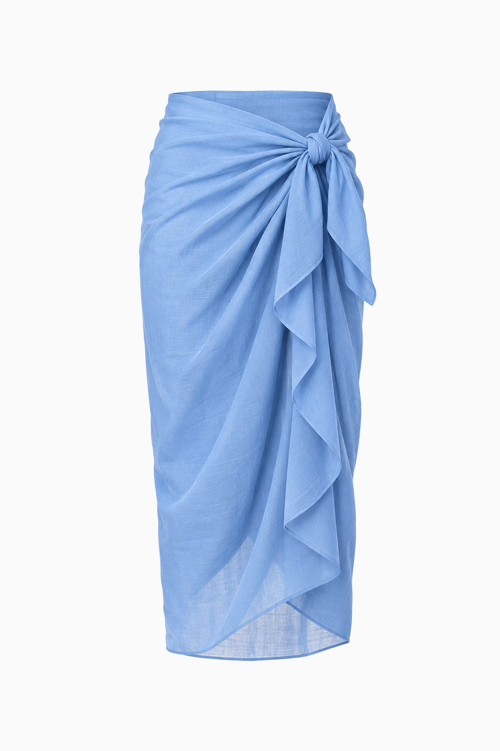 Pastel Blue Cotton Sarong