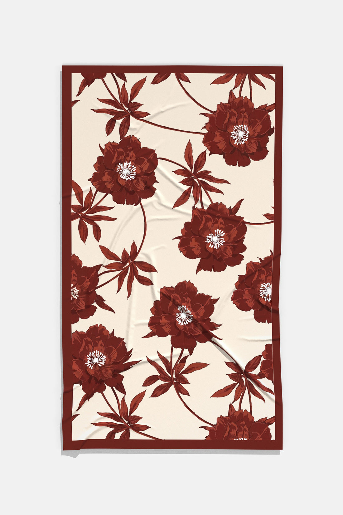 Brown Oversize Floral Sarong